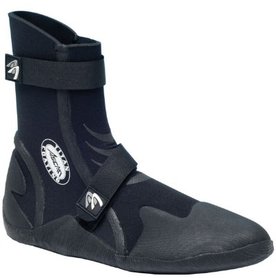 Ascan Superflex Neoprenschuhe Surfschuhe aus Neopren für Surf (5 mm), 43/44, schwarz