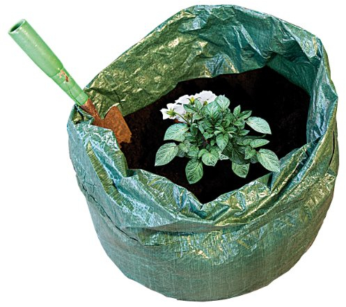 Royal Gardineer Pflanzenampel: Pflanz-Sack für Kartoffeln & Co., mit Tragegriffen und Abwasserlöchern (Pflanzampel für Gewächshaus, Tomatenpflanzen-Ampel, Pflanzsack Erdbeeren)