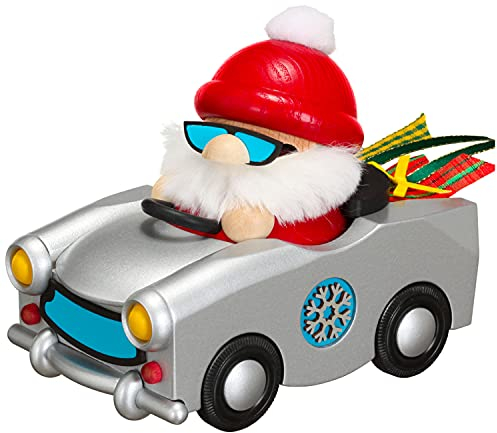 Seiffener Volkskunst | Kugelräucherfigur | Nikolaus 12 cm | Räuchermann | Räuchermännchen aus Seiffen | 19167 | im Trabi