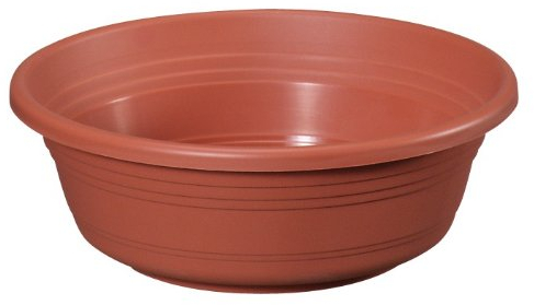 geli Thermo Plastic Pflanzschale JESSICA rund aus Kunststoff, Farbe:terracotta;Durchmesser:45 cm
