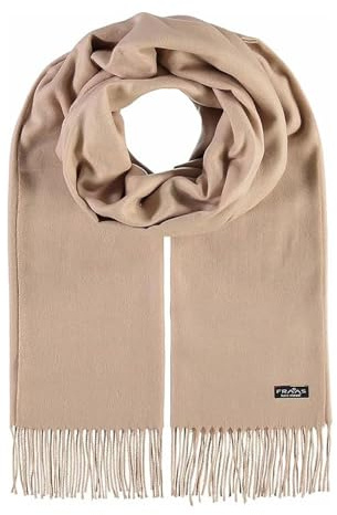 FRAAS Cashmink Schal 56 x 200 cm - Weicher als Kaschmir - Stola einfarbig für Damen - XXL Schal Beige