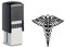 Bonuskartenstempel ÄSKULAPSTAB - Stempel 10 x 10mm