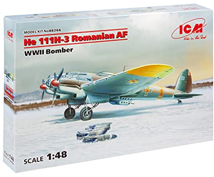 ICM ICM48266 1:48-He 111H-3 Romanian AF, WWII Bomber