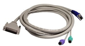 Raritan CMCIP40 4m Grey Keyboard Video Mouse (KVM) Cable - KVM Switch (4 m, Grey, MasterConsole IP, VGA, PS/2)