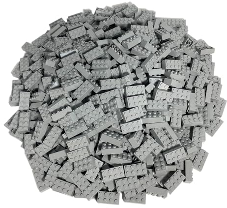 LEGO®- 50x Piedra en Gris Claro con un Aguja de Oro