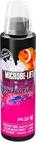 Microbe-Lift Zoo-Plus - 236 ml - Hochwertiges, konserviertes Futterplankton fördert die Gesundheit von Korallen und Fischen in Meerwasseraquarien.