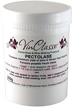 VinClasse Pectolase/Pectinase/Pectin Enzyme - 250g Tub
