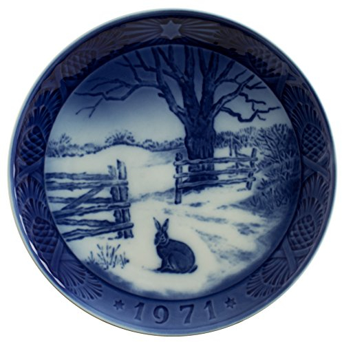 ROYAL COPENHAGEN PIATTO DI NATALE 1971 ORIGINALE PORCELLANA PRIMA SCELTA