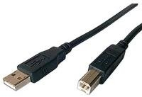 Sharkoon 4044951015269 USB-Kabel, 2 m, USB A, USB B, 2.0, Stecker auf Stecker, Schwarz
