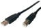Sharkoon 4044951015269 USB-Kabel, 2 m, USB A, USB B, 2.0, Stecker auf Stecker, Schwarz