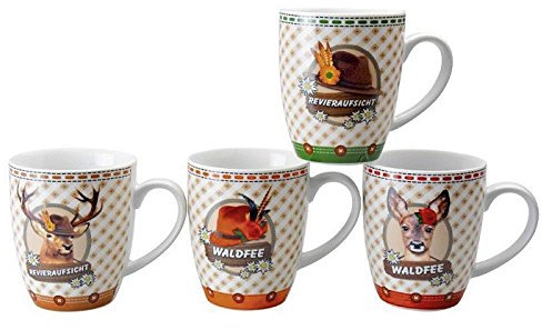 Bon Box Kaffeebecher 'Waidmann' 360ml, Porzellan (Modell zufällig, 1 Stück)