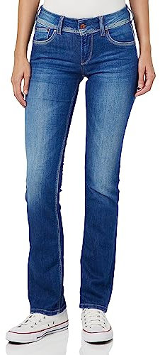 Pepe Jeans Gen Femme jeans, Blue (Denim-d45), 24W / 30L