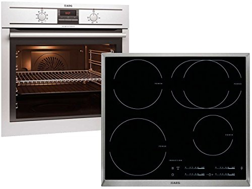 AEG BE31966 Set Backofen BE3003001M + Induktionskochfeld HK6542H1X-B Einbau 60cm