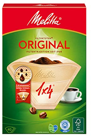 Melitta 2049665 Aroma Filtre à Café 1 x 4 cm 40 Pièces