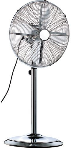 Sichler Haushaltsgeräte Standventilator Metall: Vollmetall-Standventilator VT-344.S, 40 cm, 50 Watt (Ventilator Metall, Turmventilator, Luftkühler)