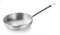 PINTINOX Padella Alta in Alluminio crudo Serie Tender Alu, con Manico Tubolare Atermico in Acciaio Inox, Diametro 24 cm, Capienza 2 litri