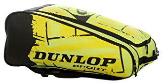 Dunlop Schlägertasche Revolution NT 10-Racket Bag Tennis-Tasche, Gelb, 80 x 38 x 35 cm, 70 Liter