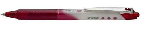 Pilot V-Ball RT 5, Width 0.3 mm Red (Pack of 3)