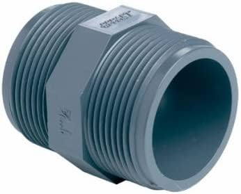 PVC-Doppelnippel mit Außengewinde, 1 1/4