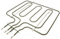 First4spares 2800 Watt Grill Heater Element for Belling Ovens/Cookers