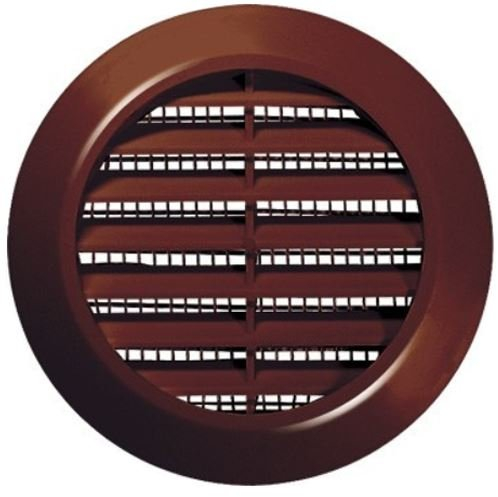 Ventilation Grille Diameter 60 mm Round Brown Insect Net Exhaust Air Grille Supply Air Exhaust Air Grille Ventilation T74