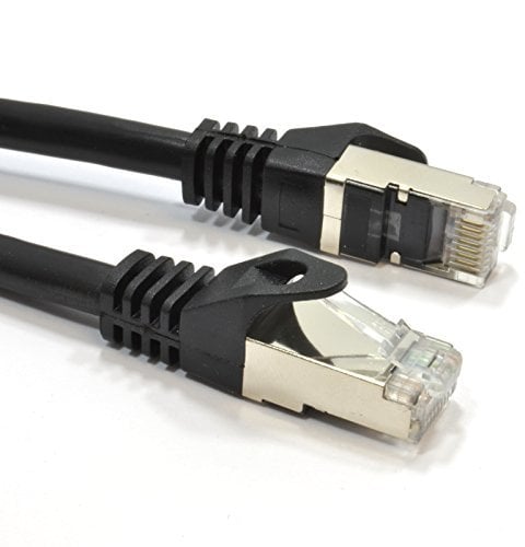kenable Cat6A SSTP Snagless Shielded RJ45 Network Ethernet 10GIG Cable 30m Black