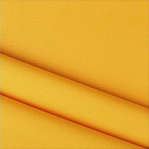 Fabrics-City gelb 600d nylon Stoff CORDURA outdoor reißfest Zelt schwer wasserdicht Wasserabweisend robust langlebig für Rucksack Taschen Bekleidung Nähprojekte, 3806