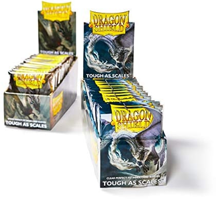 Arcane Tinman AT-13001 Dragon Shield Standard Size Perfect Fit Clear (100 Sleeves)