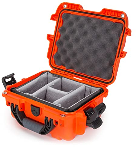 NANUK 905 Wasserdichter Hartschalenkoffer Mit Gepolsterten Trennwänden - Orange