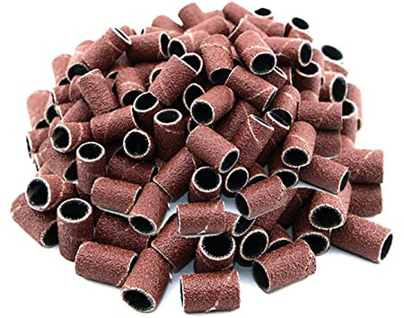 100 grobe Schleifkappen Schleifbänder Schleifhülsen