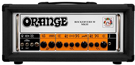Orange Rockerverb 50H MKIII Head Black - Amplificatore a tubo per chitarre elettriche