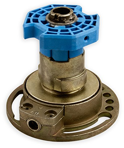 DIWARO® Kegelradgetriebe K035 | Untersetzung 4:1 links | Antrieb 6mm Innenvierkant (durchsteckbar) | für SW 60 achtkant Stahlwelle | Kurbelgetriebe, Rolladengetriebe