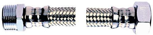 flexible plomberie - mâle - femelle - 20 x 27 - dn13 - longueur 300 mm
