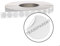 MASHPAPER - 5000 transparente Verschlussetiketten auf Rolle – 20 mm runde Aufkleber permanent – PE-Folie ohne Perforation – für Verpackungen