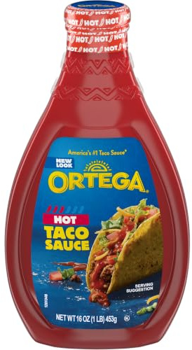 Ortega Hot Original Thick & Smooth Taco Sauce 453g