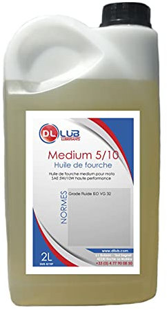 DLLUB - Huile DE Fourche Fork Medium 5/10-2 litres