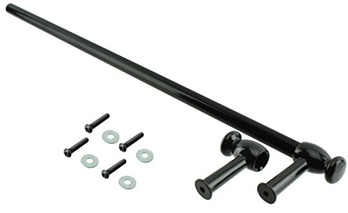 Spares2go 'Cut to Size' Steel Towel Rail/Door Handle for CDA Oven Cookers (Black)