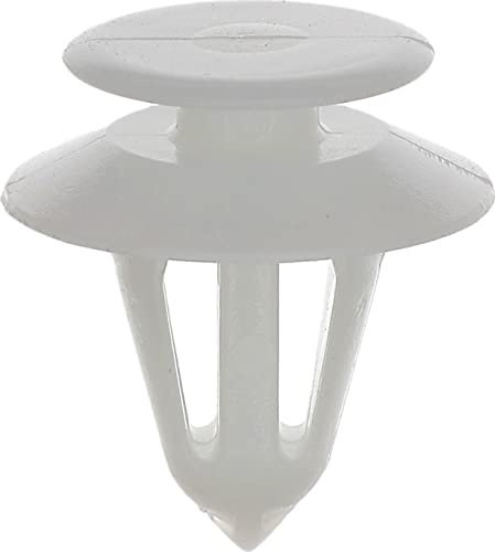 Klammer für Türverkleidung und Heckklappe, für Opel, 8 bis 8,2 mm, 5 Stück, weiß