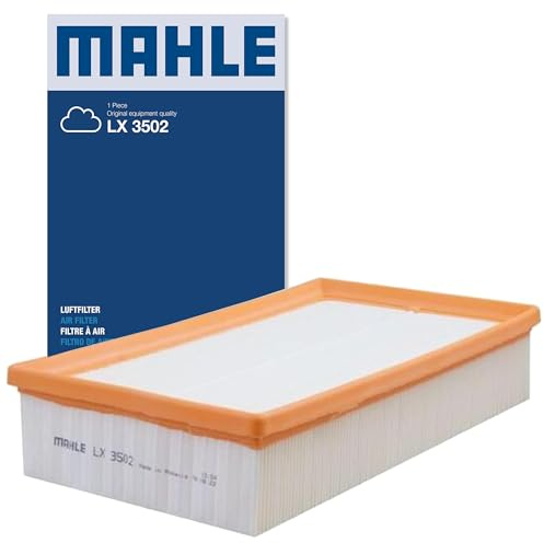 MAHLE LX 3502 Luftfilter - für VW Golf VII (5G1, BQ1, BE1, BE2), u.a. | Kompatibel mit: AUDI A3, A3 Cabriolet, A3 Limousine, A3 Sportback, SEAT LEON, LEON SC, LEON ST, SKODA OCTAVIA III