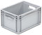 hünersdorff Eurobehälter / Eurokiste / Lagerbox Basicline (PP) mit 2 Durchfassgriffen, sicher stapel- und kombinierbar, Made in Germany