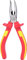 KS Tools 117.1120 ERGOTORQUE VDE Flachrundzange, gebogen, 165mm