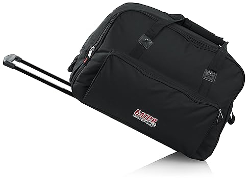 Gator Cases Rollende Lautsprechertasche für kleinformatige 12-Lautsprecher mit ausziehbarem Tragegriff (GPA-712SM)