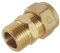 SOMATHERM FOR YOU - Raccord droit à compression (à visser) pour tube PER Ø12 - Mâle 12/17 (3/8'')