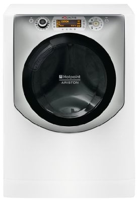 Hotpoint AQS73D 29 EU/A Lavatrice (Carico frontale, 7kg, 1200RPM, A+++, LCD), Argento, Bianco