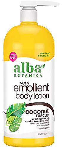 Alba Botanica Very Emollient Coconut Rescue Body Lotion, 32 Ounce by Alba Botanica