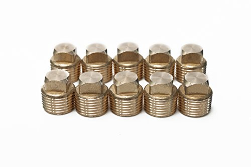 Generic Messing Rohr Vierkantkopf Steckfitting 1/2 Zoll männlich NPT Luft Treibstoff Wasserboot (10 Stück)