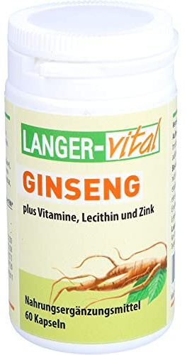 Ginseng 200 mg Lecithin Kapseln