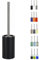 Spirella Tube Escobilla para El Inodoro, Gres, Negro, 10.5 X 10.5 X 42.0 Cm