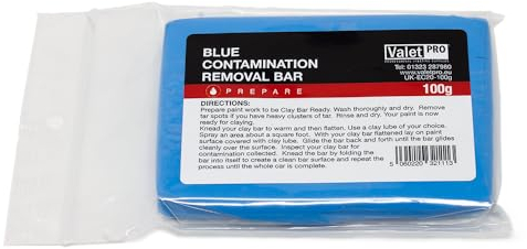 ValetPRO Clay Bar Blue / Reinigungsknete für Auto Lacke in blau