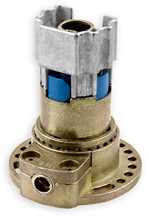 DIWARO® K007 Rolladengetriebe | Untersetzung 2:1 links | Antrieb 6mm Innenvierkant | mit Zapfen | Kurbelgetriebe, Kegelradgetriebe für 40,5 mm Kittelbergerwelle